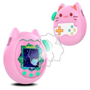 1+2枚セットFor Tamagotchi Paradise ケース(1個)+ 保護フィルム(2枚)Ubefuu 対応 たまごっちパラダイス カ