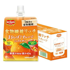 Del Monte �f�������e �H���@�ۃ��b�` �܂邵�ڂ�I�����W�~�b�N�X�[���[ 160g×6��