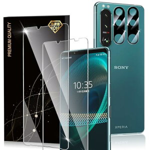 SONY Xperia 5 III �p �K���X�t�B���� 2�� + �J�����t�B���� 2�� SOG05 �ی�t�B���� SO-53B ���Y�K���X�̗p