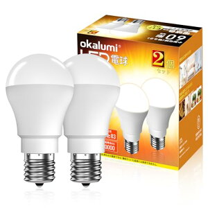 okalumi LED�d�� E17���� 60W�`���� �d���F 2700k 730lm �~�j�N���v�g���E�~�j�����v�`�d�� �L�z�� �f�M�ގ{�H����
