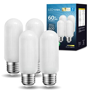LVWIT T�`�^�C�v LED�d�� E26���� 60W�`���� ����d��6W 5000K�����F 800LM �d���^�u���� EFD25 EFD15�`