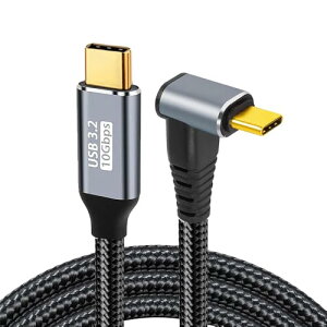 USB C �P�[�u�� L�� 3M Type-C L�^ PD�Ή� 100W�}���[�d/ USB 3.1 Gen2�W�� 10Gbps�f�[�^�]�� ������