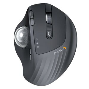 ProtoArc �g���b�N�{�[���}�E�X 2.4G��Bluetooth�Ή� 3��f�o�C�X�����ڑ� 5�i�KDPI 7�{�^�� ���� windows/m