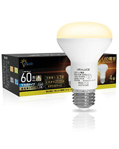 ORALUCE LED�d�� E26���� ���t�����v�` �d���F 60�`���� 6.5W 680lm 3000K 120�x������ ���t�d���^�C�v ����