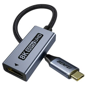 BENFEI USB C - HDMI 2.1 �ϊ��A�_�v�^�[ 8K@60Hz/4K@240Hz Type-C �ϊ� �^�C�vC HDMI �ϊ��R