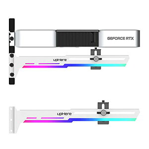 upHere �ėp�r�f�I�J�[�h�z���_�[ GPU�u���[�X�T�|�[�g �O���t�B�b�N�J�[�h���Œ肷�� GPU���x���� 5V 3PIN ARGB LED��