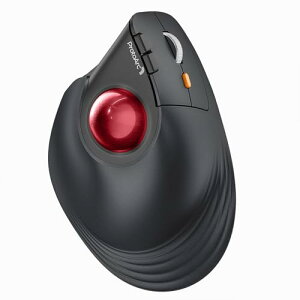 ProtoArc EM05 NL�o�[�e�B�J�� �g���b�N�{�[���}�E�X �c�^62° 2.4G��Bluetooth���Ή� ���C�����X 5�i�KDPI 2