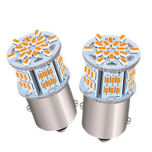 Autart 12V-24V S25 �V���O���� �����P�xLED �A���o�[ �s���p180�x �iP21W 1156 G18 BA15S) 54�A