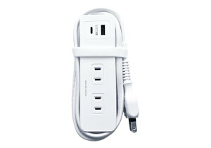 �J�V���� �����E�C�O���p�d���^�b�v 100~240V���͑Ή� AC4 USBA+C PD20W 1m �������� ���o�[�V�u�� AC�R���Z���g4��