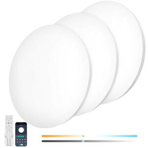 �uCoizabera�vLED �V�[�����O���C�g 6�� 28W 3600lm 3�Z�b�g �������F �����R������ �X�}�zAPP���� �V��Ɩ����