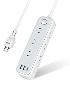 �����R�[�h 2m �d���^�b�v usb-c ���������R���Z���g �e�[�u���^�b�v TESSAN 9AC�� 1USB-C 2�^�C�vA �^�R���z�� �}��