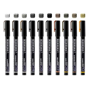 Gaahleri ���� ���^���b�N�}�[�J�[ GM-Set Metallic Marker ���{�b�g�̃v�����f���A�J�[���f���A��s�@�̃v�����f����