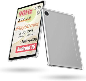 BARDATSFor ALLDOCUBE iPlay 60 mini 8.7 �C���` �P�[�X (2025�ŐV) TPU �V���R�� �y�� ���^ �C