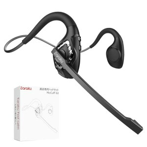 Earaku(�C�A���N) Bluetooth �w�b�h�Z�b�g 2025�ʘb��p �u���[�g�D�[�X �w�b�h�Z�b�g ���C�����X �}�C�N �C���z�� ENC