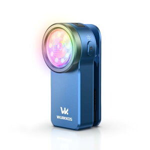 Wurkkos HD03 �N���b�v���C�g LED�y�ʏ��^�����d��680���[����3�̌����X�|�b�g/�t���b�h���C�g��RGB�J���[���C�g Type-