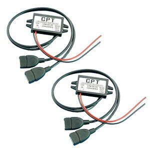 Renjzle USB�d���A�_�v�^ �f���A���_�u�� 2 USB DC-DC �J�[�R���o�[�^ ���W���[���ԗp�d�͕ϊ��� �d���R���o�[�^ (��*2)