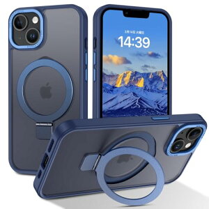 DUEDUE iPhone 13 Mini �P�[�X MagSafe�Ή� �A�C�t�H��13mini �P�[�X �}�O�l�b�g���� �X�^���h�@�\ 120°�J