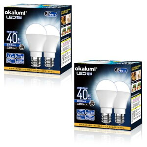 OKALUMI�~�j�N���v�g���d�� E17���� 40W�` LED�d�� �����F 500lm ���`�d�� �L�z�� �����s�� �f�M�ގ{�H���/�����Ή�