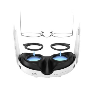AMVR Quest 3�ɑΉ������Y�ی�Z�b�g�A�����Y�X�N���b�`�h�~�����O VR�����Y�ی�J�o�[ �ߎ����K�l�ی�t���[�� ���E����h�~