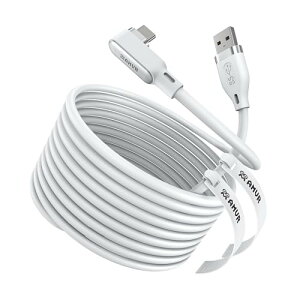 AMVR 5m L���^ Link�P�[�u�� Quest 3/ Quest 3S/Quest 2/Pro/Pico 4�ɑΉ�USB-C�P�[�u���A�ő�