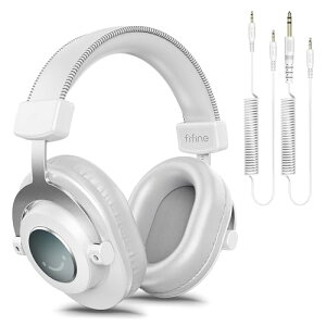 FIFINE ���j�^�[�w�b�h�z�� DJ �w�b�h�t�H�� �L�� 3.5mm 6.35mm �P�[�u�� ���^ �w�b�h�z�� �I�[�o�[�C���[ PC/�~�L�T