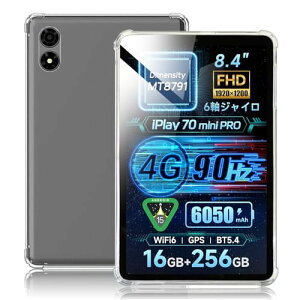 PRODELI For ALLDOCUBE iPlay 70 mini Pro 8.4�C���` ��p �P�[�X �N���A �J�o�[ TPU�f�� ���ϖh�~