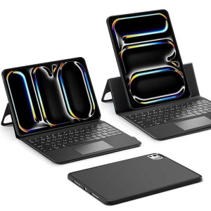 ESR Ascend iPad Pro 13�C���` (M5/M4 2025/2024) �g���b�N�p�b�h�t���L�[�{�[�h�P�[�X �o�b�N���C�g�L�[�t��