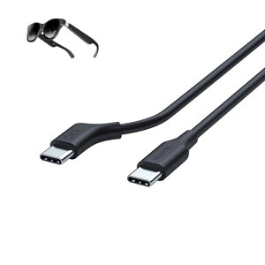 USB-C to USB-C �P�[�u�� 1M 4K@60Hz �f���o�͑Ή� �����f�B�X�v���C�P�[�u�� VR�O���X�EXrea-l Air Pro/