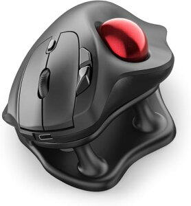 Nulea �g���b�N�{�[���}�E�X ���C�����X �`���g�X�^���h�t�� Bluetooth/2.4G/USB 3�䓯���ڑ� �[�d�� 4�i�KDPI �l��