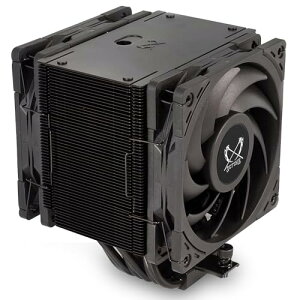 SCYTHE �T�C�Y �T�C�h�t���[�^CPU�N�[���[ MUGEN6 BLACK EDITION �f���A���t�@�� 6mm�a�q�[�g�p�C�vx6 SCMG