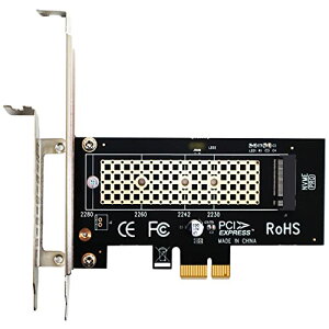 GLOTRENDS M.2 PCIe X1ϊA_v^[J[hAM.2 PCIe 4.0/3.0/2.0 SSD (NVMe/AHCI Key