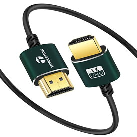 Thsucords スリムHDMIケーブル 10M. 薄型HDMIからHDMIコード 超柔軟&細線 HDMIワイヤー 高速 4K@60Hz 18