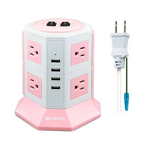 Micshion RZg^[^ d^bv 2̃oC|[XCb` AC 8 USB 4|[giő4.5A/5Vj1500w 