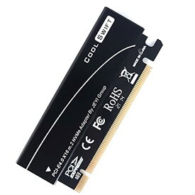Novonest M.2 NVME SSD to PCIE 4.0アダプター 変換カード PCie x 16スロット サポート M.2 Mキー