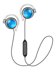 JVC HA-AL102BT ワイヤレスイヤホン 耳掛け式/Bluetooth ブルー HA-AL102BT-A