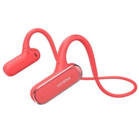 Ucomx Bluetooth イヤホン 耳を塞がず 開放型 スポーツ イヤホン 両耳通話 耳掛け式 液体シリコン 軽量快適 15時間連続使用