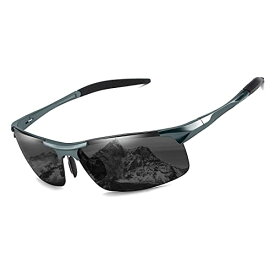 [FEISEDY] スポーツサングラス メンズ 偏光サングラス UV400保護 超軽量 サングラス レディース 運転／自転車／釣り／野球／ランニ