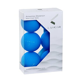 LUKIA（ルキア）ゴルフボール NEON COLOR 6P 超反発 (NEON BLUE)