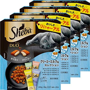 �V�[�o (Sheba) �f���I �L���b�g�t�[�h �N���[�~�[�~���N���Z���N�V���� ���L�p 200g×4��(�܂Ƃߔ���)