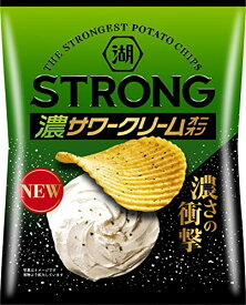 湖池屋 KOIKEYA STRONGポテトチップス サワークリームオニオン 56g×12袋