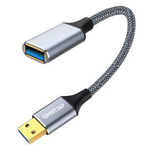 GHNTJAP USB 延長ケーブル 0.3M USB 3.0 ケーブル A-Aタイプ オスメス 5Gbps 高速データ転送 USB延長コード