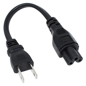 アイネックス(AINEX) ACアダプタ用電源ケーブル 0.18m ACP-C5018A ブラック