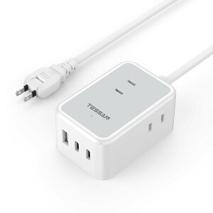 d^bv usbt R[h 2m usb-c RZg^bv TESSAN 3AC 2USB-C|[g 1USB-A|[g 
