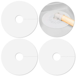 KEEPOW 排水口カバー 3個入り シリコン 洗濯機 排水口 カバー 抗菌 消臭 虫対策 繰り返し使用 自己接着 洗濯機 キッチン 洗面 カッ