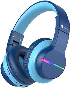 iClever �q���p�w�b�h�t�H�� Bluetooth�w�b�h�t�H�� ���C�����X �L�b�Y�w�b�h�t�H�� ���ʐ����t���i74/85 / 94dB�j 4