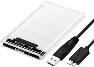  2.5C` HDDP[X USB 3.0ڑ SATAΉ HDD/SSD Ot hCu P[X USB 3.0 P[ut l