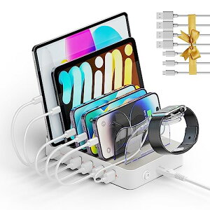 Alxum 60W 6|[g USB[dXe[V2*PD 20W 4*USB A X}z[dX^h 6䓯[d ipad dX^h