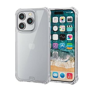 �G���R�� iPhone15 Pro �P�[�X ZEROSHOCK ���� �ϏՌ� �l�p�_���p�[ �Ռ��z���t�B�����t�� �X�g���b�v�z�[���t�� �N���A