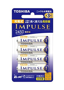 TOSHIBA jbPfdr [dIMPULSE eʃ^Cv P3`[dr(min.2450mAh) 4{ TNH-3AH4P
