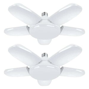 Jornarshar ガレージライト シーリングライト LEDライト 100W 2個 10000lm ペンダントライト LED電球 6500K